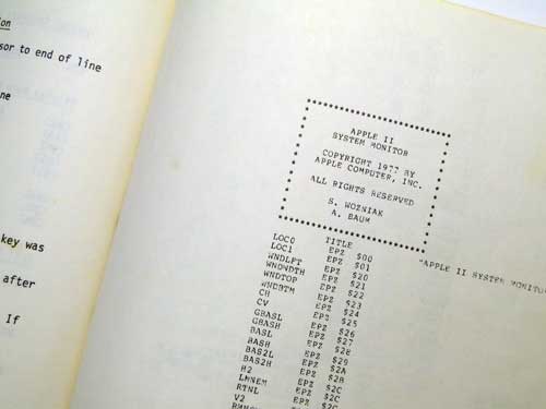 伝説のマニュアル「Apple II Reference Manual January 1978」とは