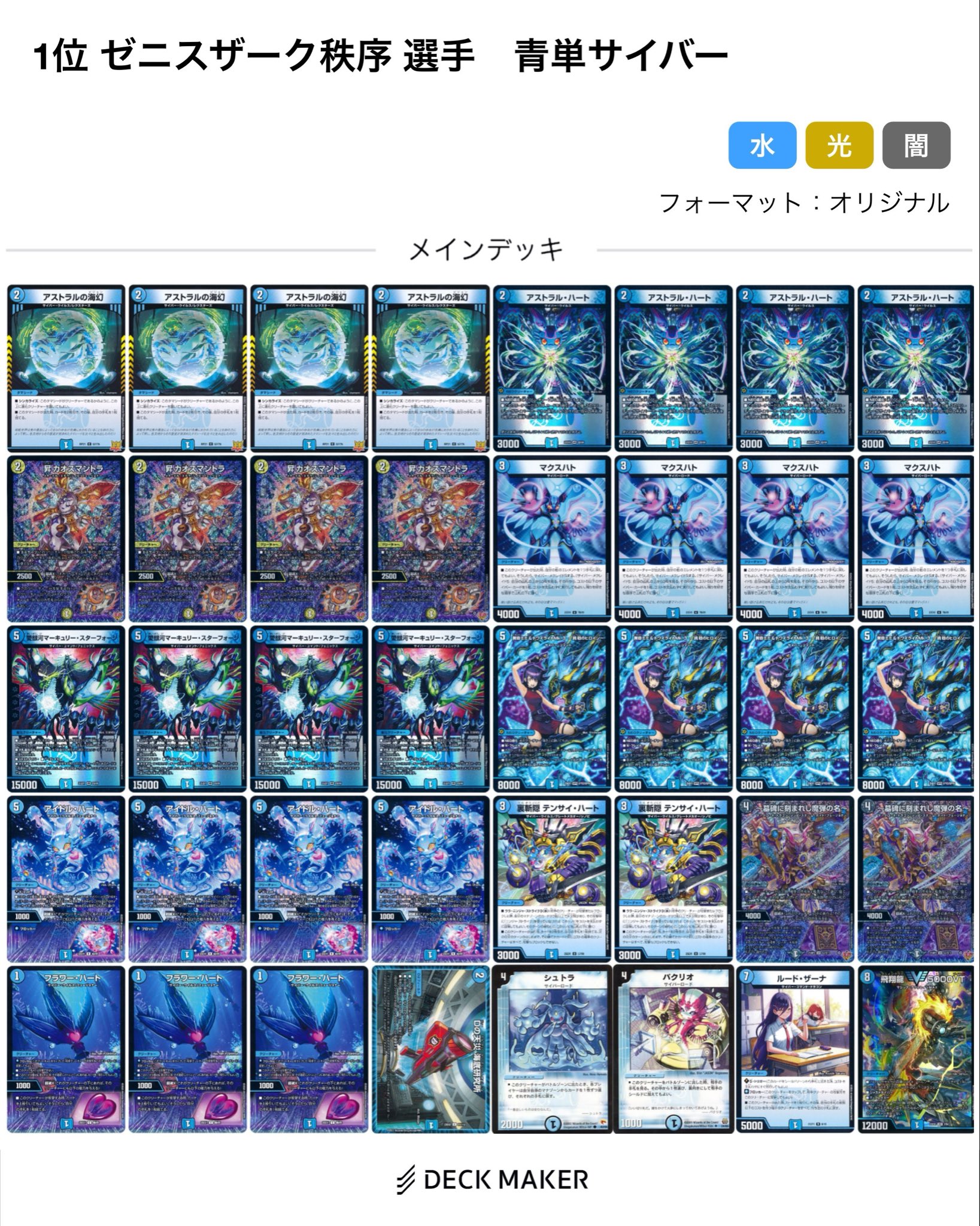 デュエマ オリジナルCS】「からたちCSinカードショップはっち(2025/10