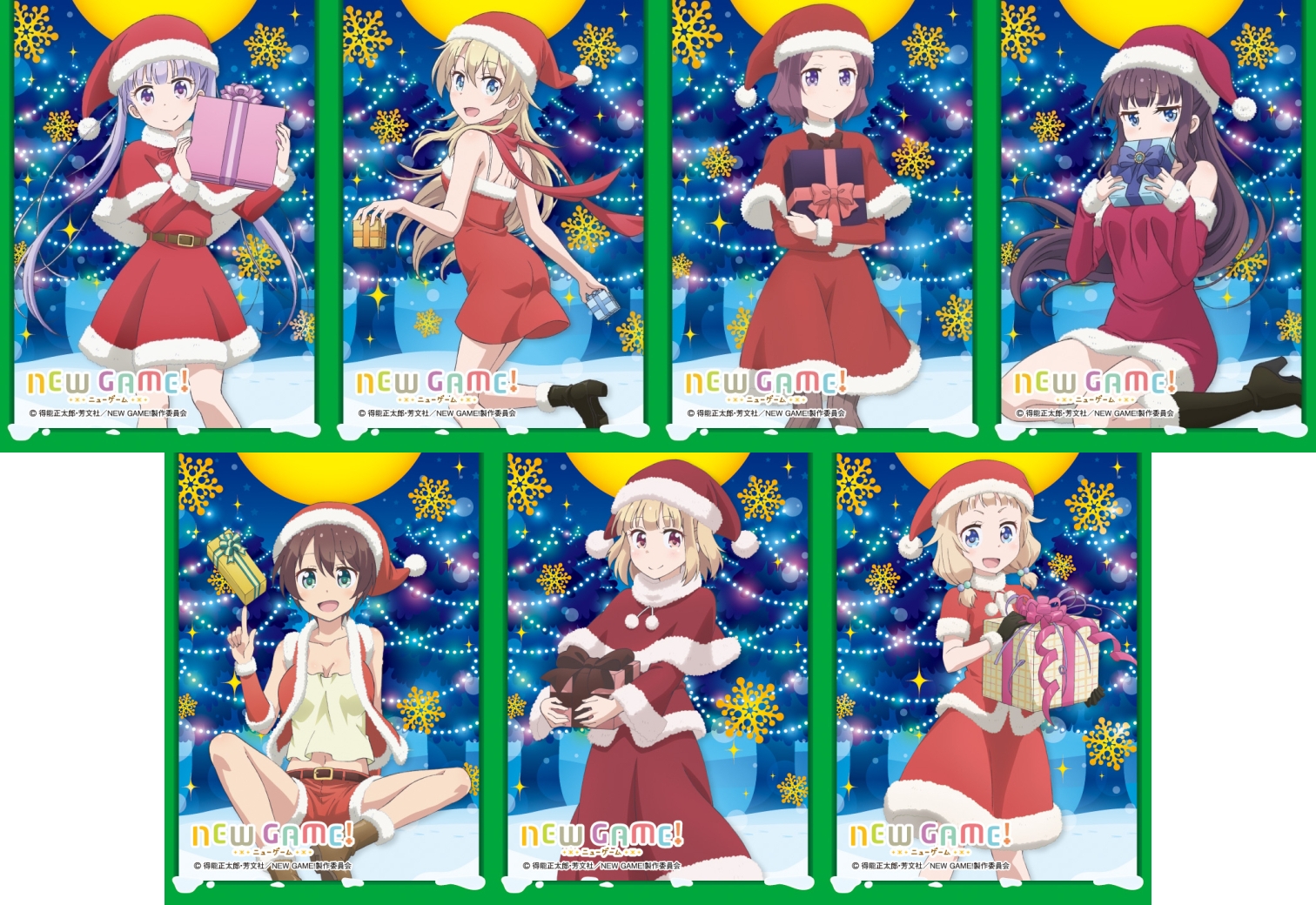 スリーブ】「NEW GAME！」から描き下ろしサンタ衣装イラストの『涼風