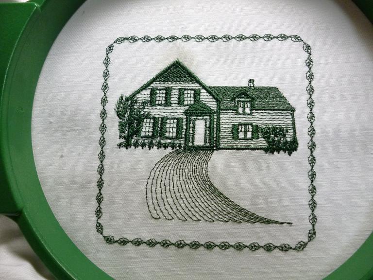 グリーンゲイブルズの赤毛のアンの家 その5 実践縫い♪♪♪ - E-刺繍工房