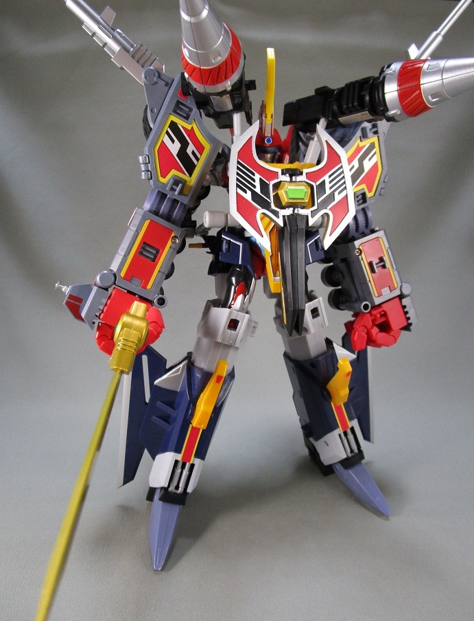 玩具レビュー 超合体超人 DXフルパワーグリッドマン 後編 - 金の