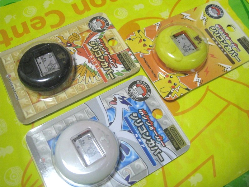 ポケウォーカーシリコンカバー ホウオウ・ルギア・ピカチュウ