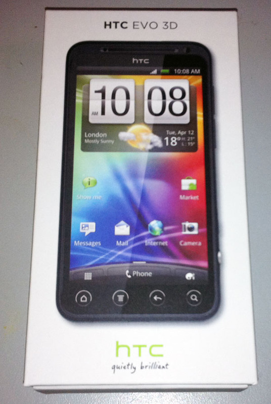 HTC EVO 3D がやってきた - NiiのBlog