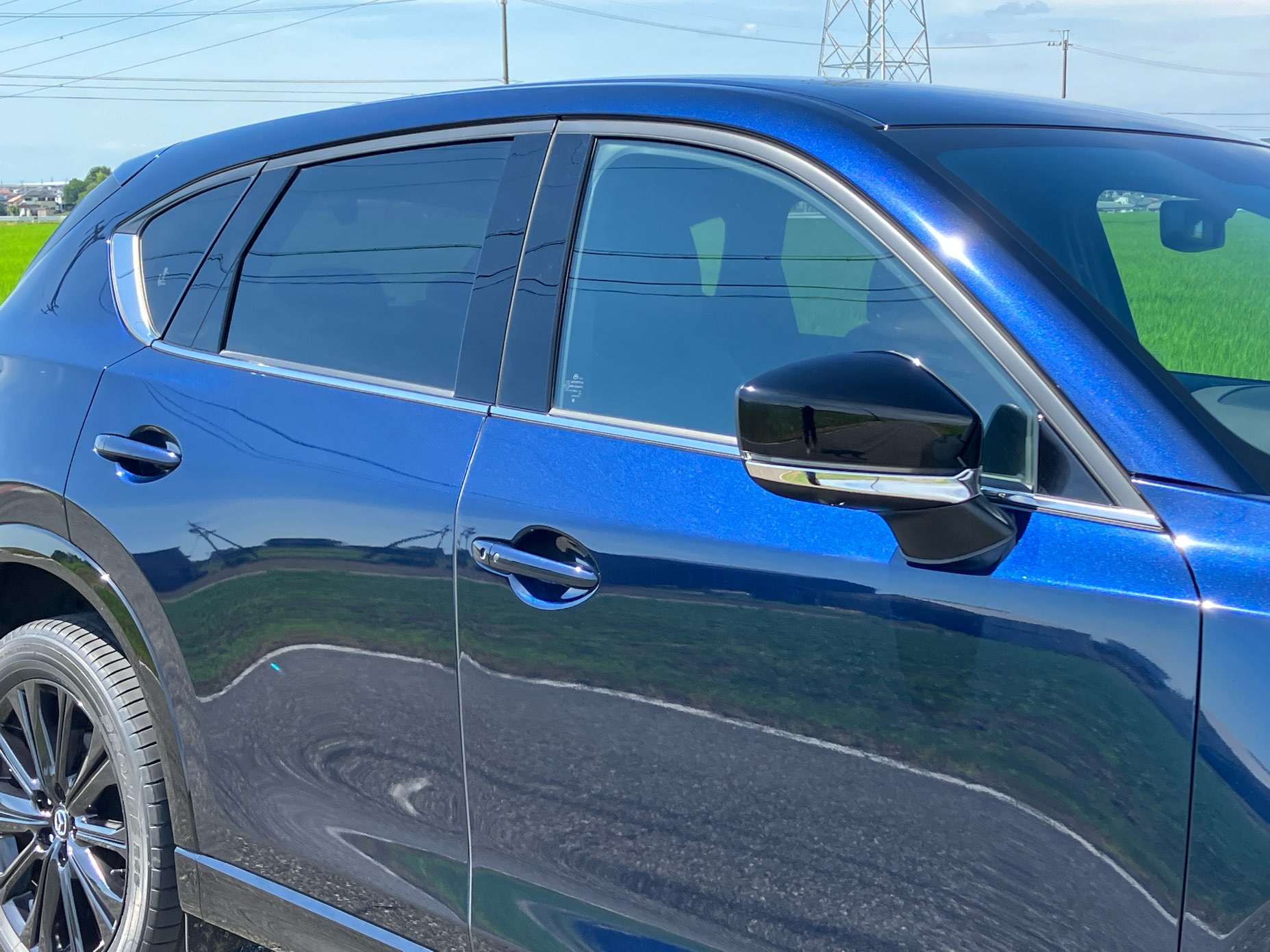 あまり見かけ無い色 ディープクリスタルブルーマイカ『MAZDA CX-5