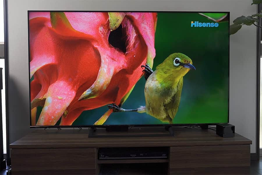 10万円を切る価格で買える65V型でコスパ最強の4K液晶テレビ『Hisense