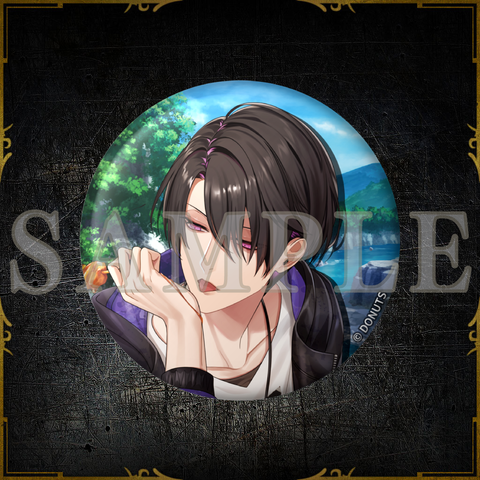 57mm缶バッジ Summer fes ver. – ブラックスター -Theater Starless