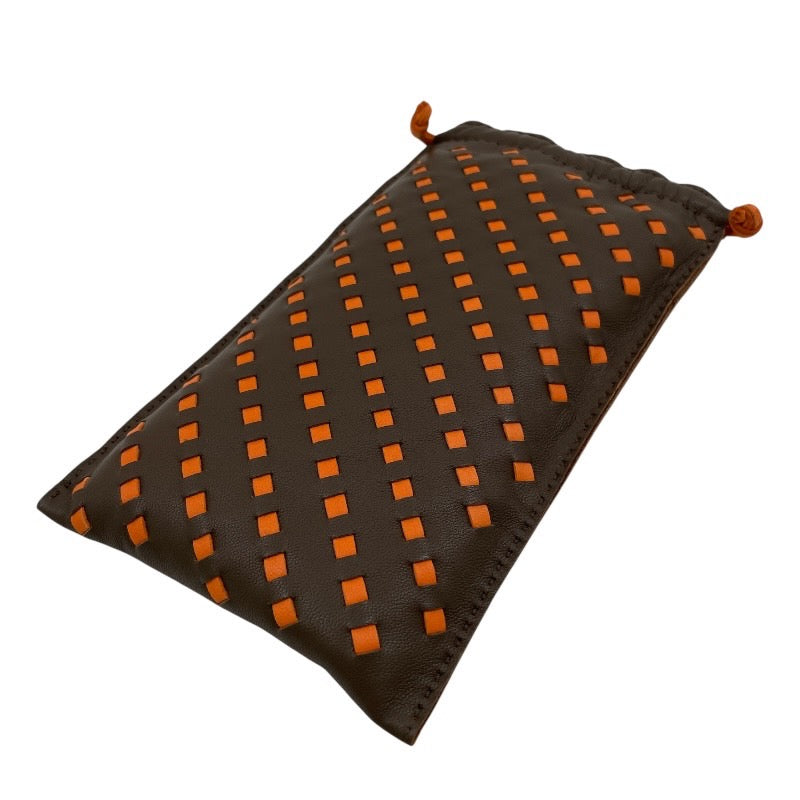 HERMES】エルメス ポシェットピローPM ポーチ レザー レディース