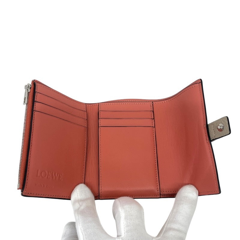 LOEWE】ロエベ バーティカル ウォレット スモール C660S86X04 三つ折り