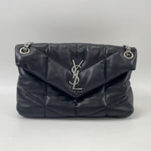 サンローラン ショッピングトートバッグ ネイビー レザー 買取実績