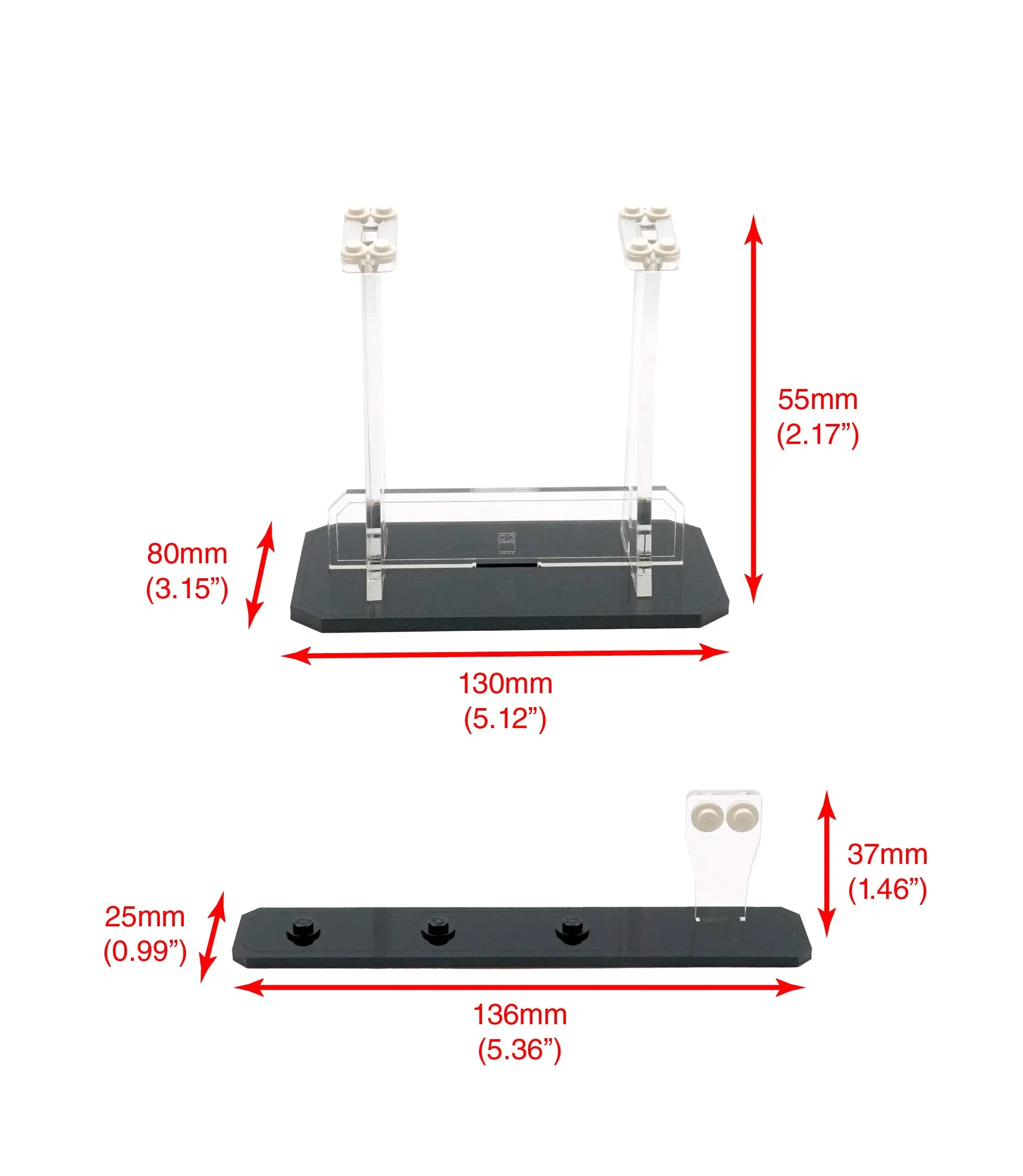 Acrylic Display Stand for LEGO 76281 X-Men X-Jet | Brickcessories