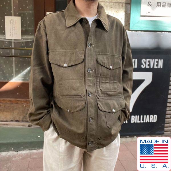 60's USA製 FILSON フィルソン マッキノークルーザー ジャケット 緑系