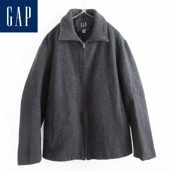 OLD GAP オールド ギャップ 短丈 ウール スポーツ ジャケット M 中綿