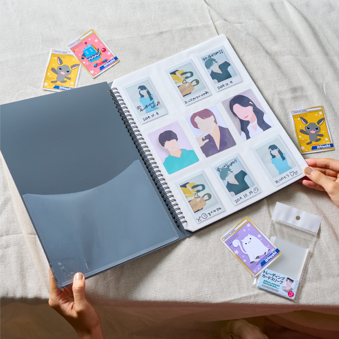 PLUS 文具 DIRECT SHOP / どんどん増えるトレカをたくさん収納しても