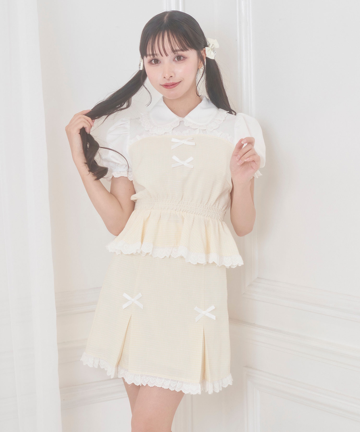 コットンレース配色セットアップ – BUNNY APARTMENT