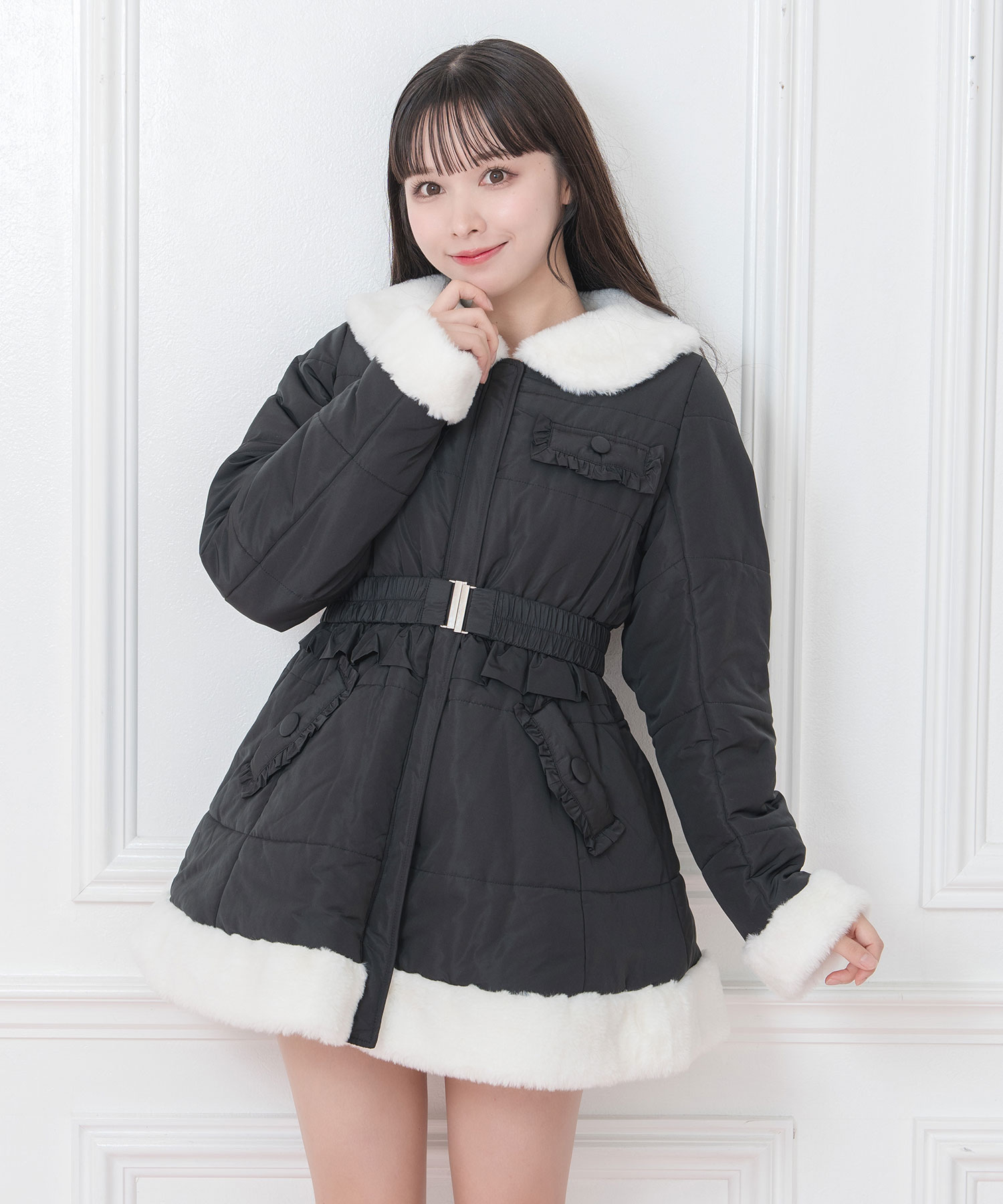 バックリボンベルト中綿ジャケット – BUNNY APARTMENT