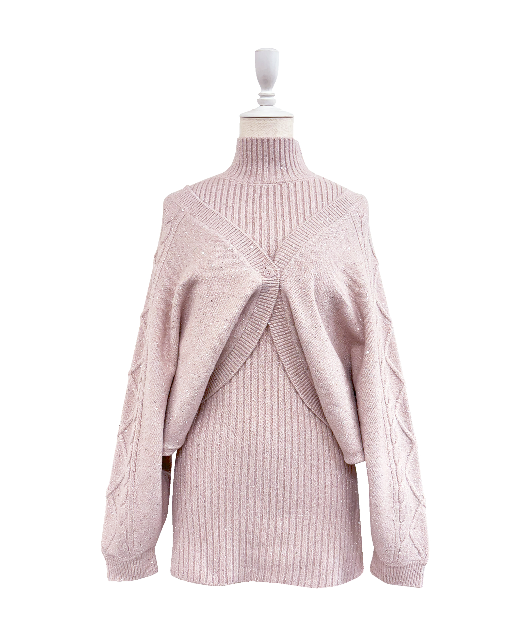 Glitter knit o/p set – BUNNY APARTMENT