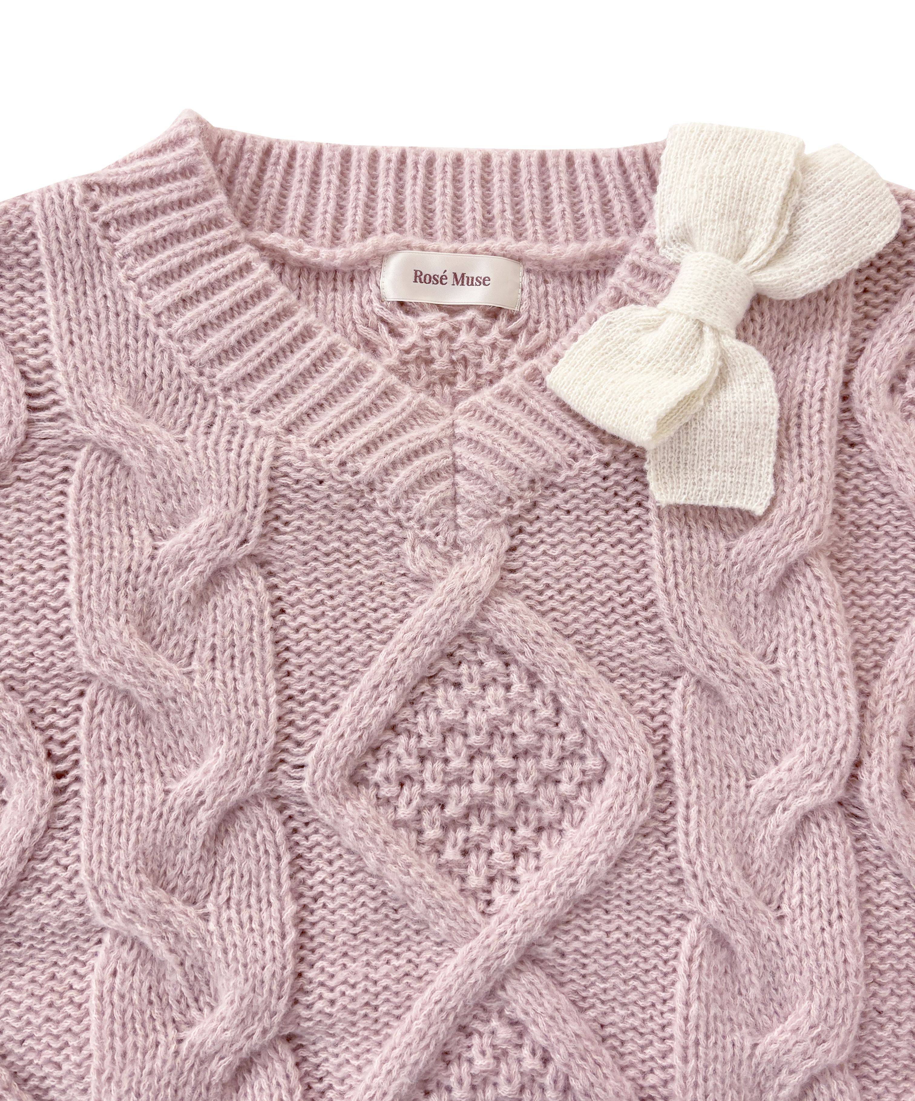 Oversized cable knit OP – BUNNY APARTMENT