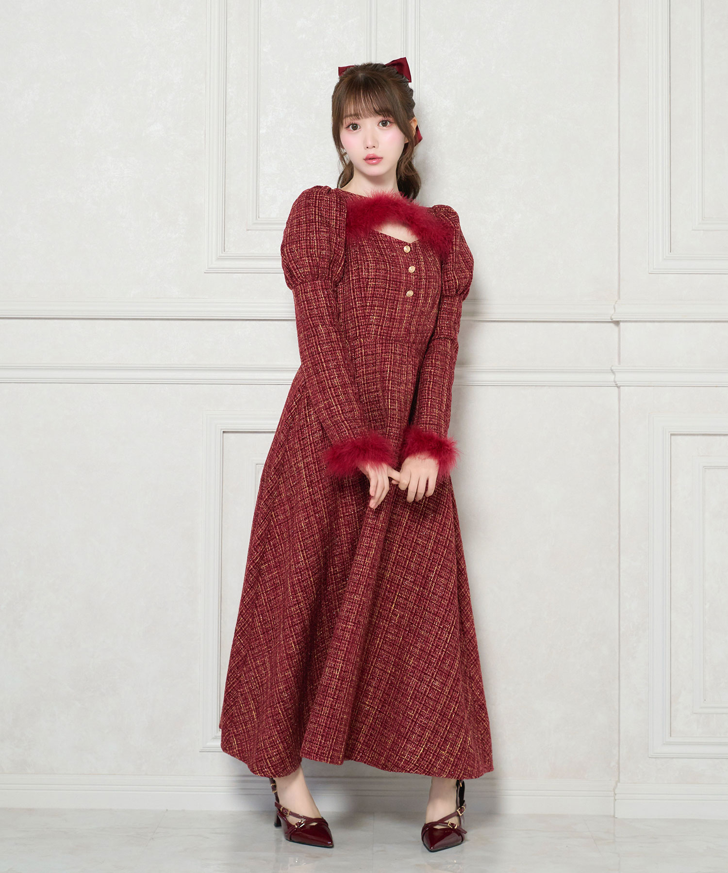 Tweed holiday dress – BUNNY APARTMENT