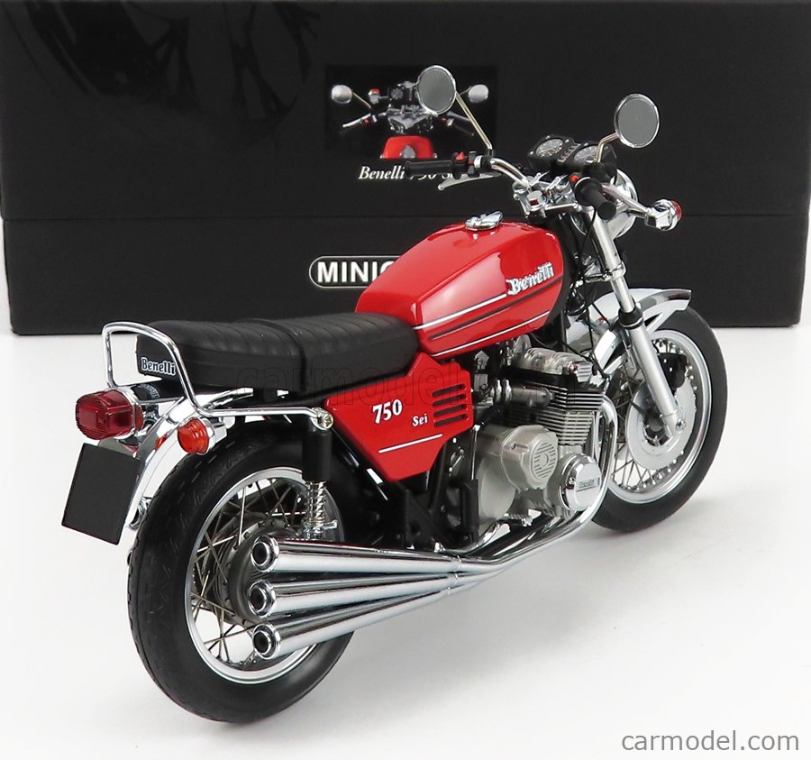 MINICHAMPS 122123000 Scala 1/12 | BENELLI 750 SEI 1975 RED BLACK