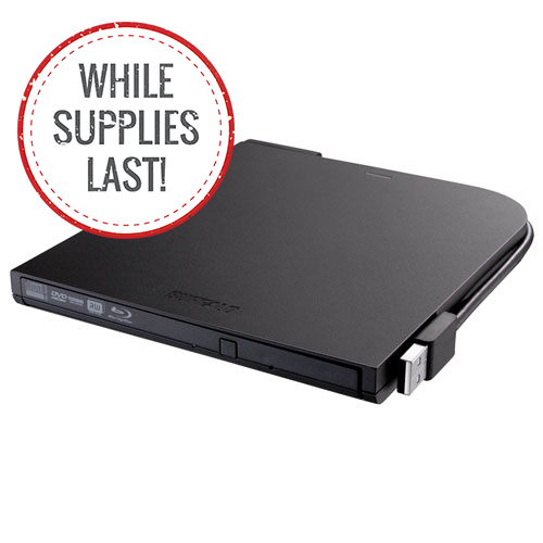 8x Portable DVD Writer with M-Disc™ Support | Buffalo Americas