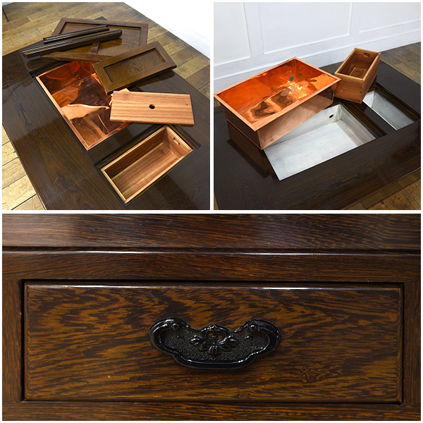 イズヤオンライン | 鉄刀木無垢 関西火鉢