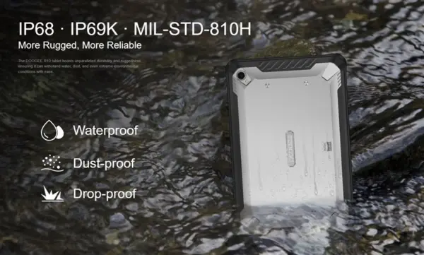 DOOGEEからHelio G99搭載”タフネスタブレット”「DOOGEE R10」が発売
