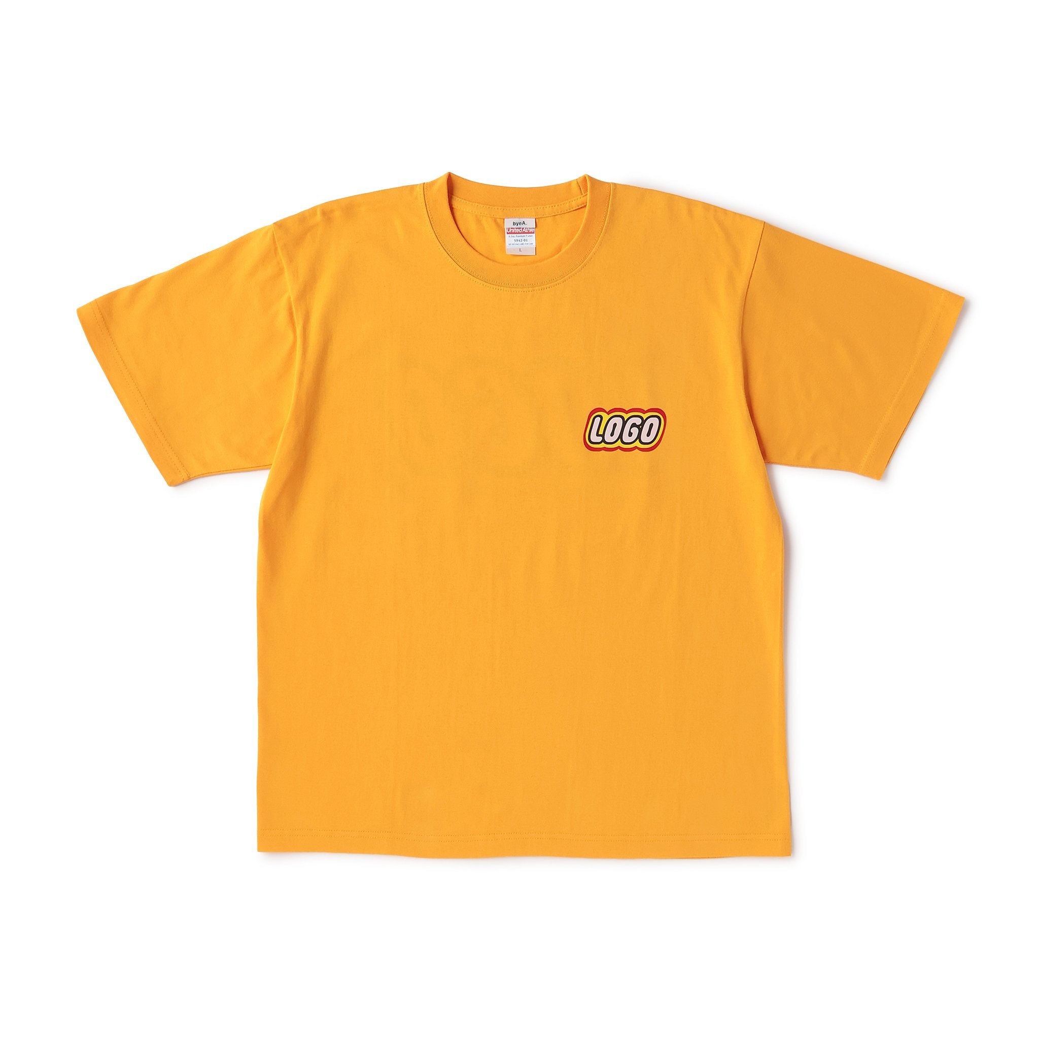 LOGO TEE YELLOW（ロゴティーイエロー）｜byeA.（バイエー）OFFICIAL