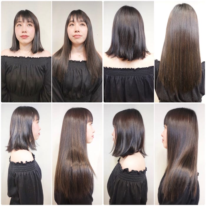 エクステでボブからロングに変身！超自然に馴染む付け方・本数・値段は