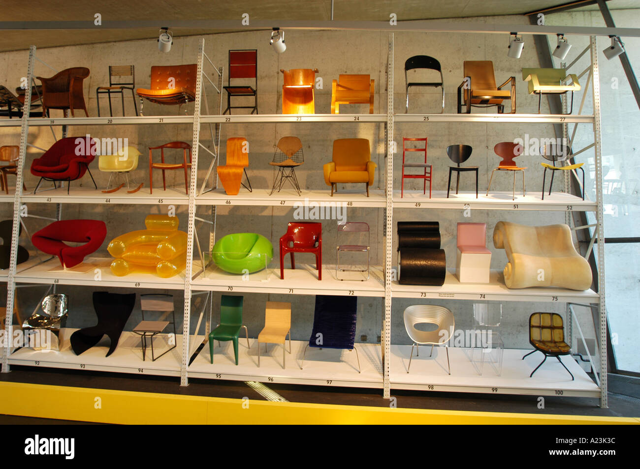 Designer Chair collection Vitra Design Museum Weil am Rhein Zaha