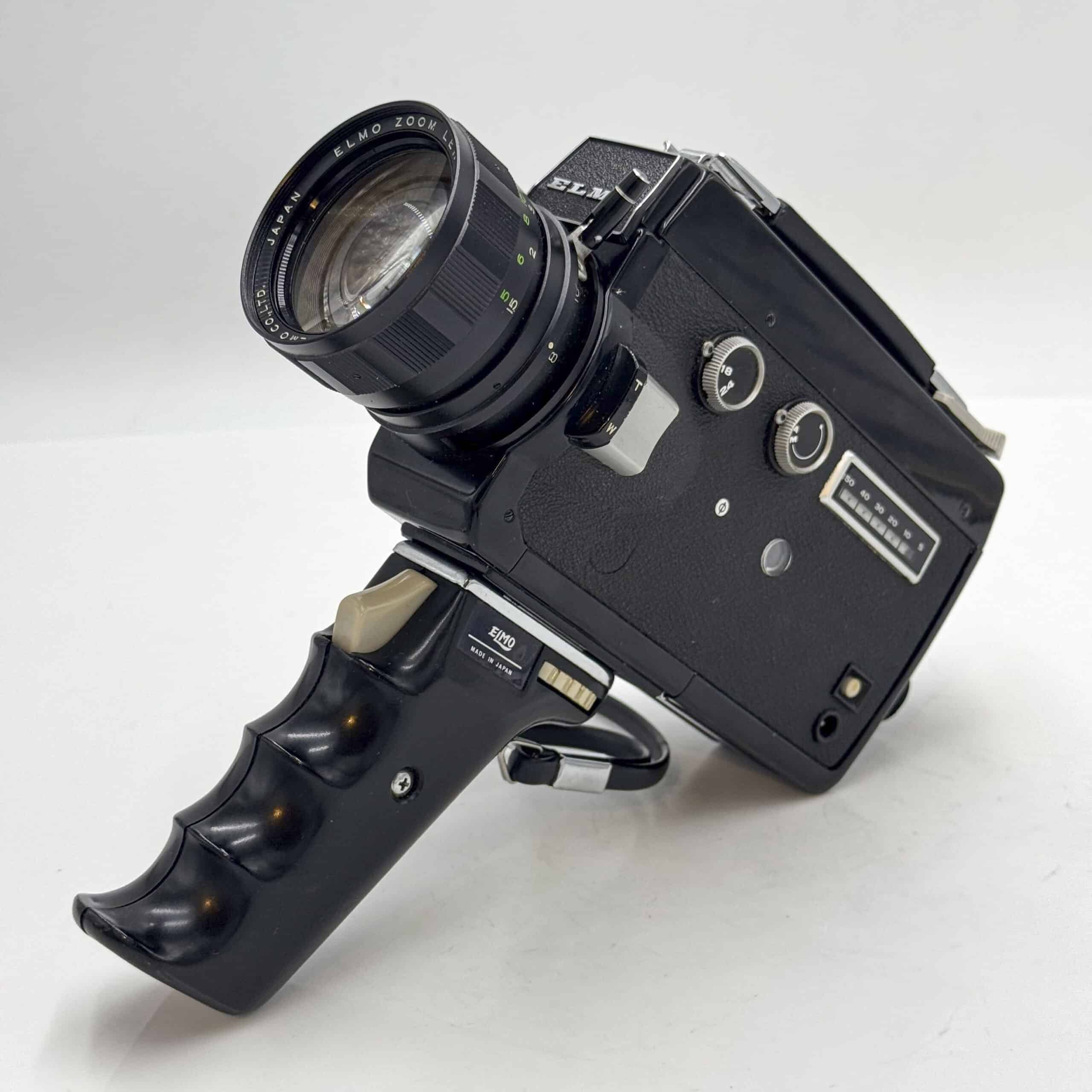 Elmo 106 Black Super 8 Camera - CameraCrate.com - Super 8 & 8mm