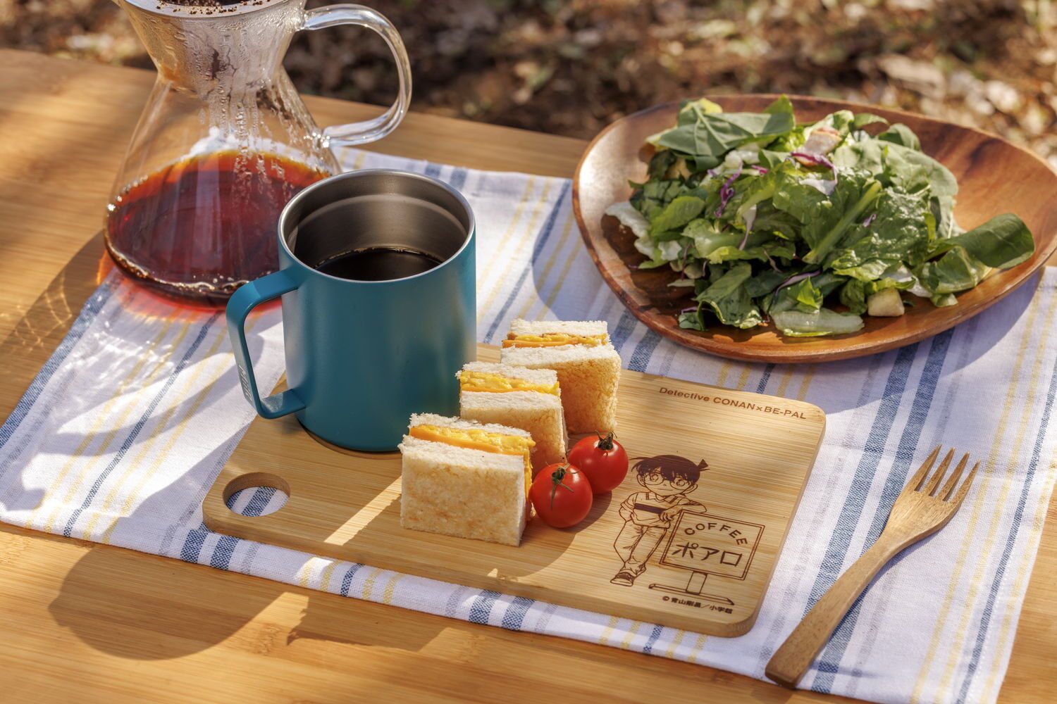 名探偵コナンコラボ「喫茶ポアロ カッティングボード」が付録！BE-PAL