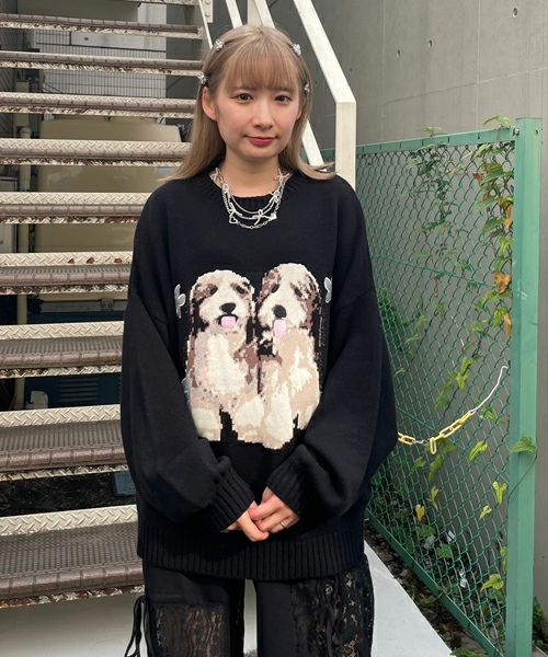 TWIN PUPPIES KNIT | Candy Stripper（キャンディ ストリッパー