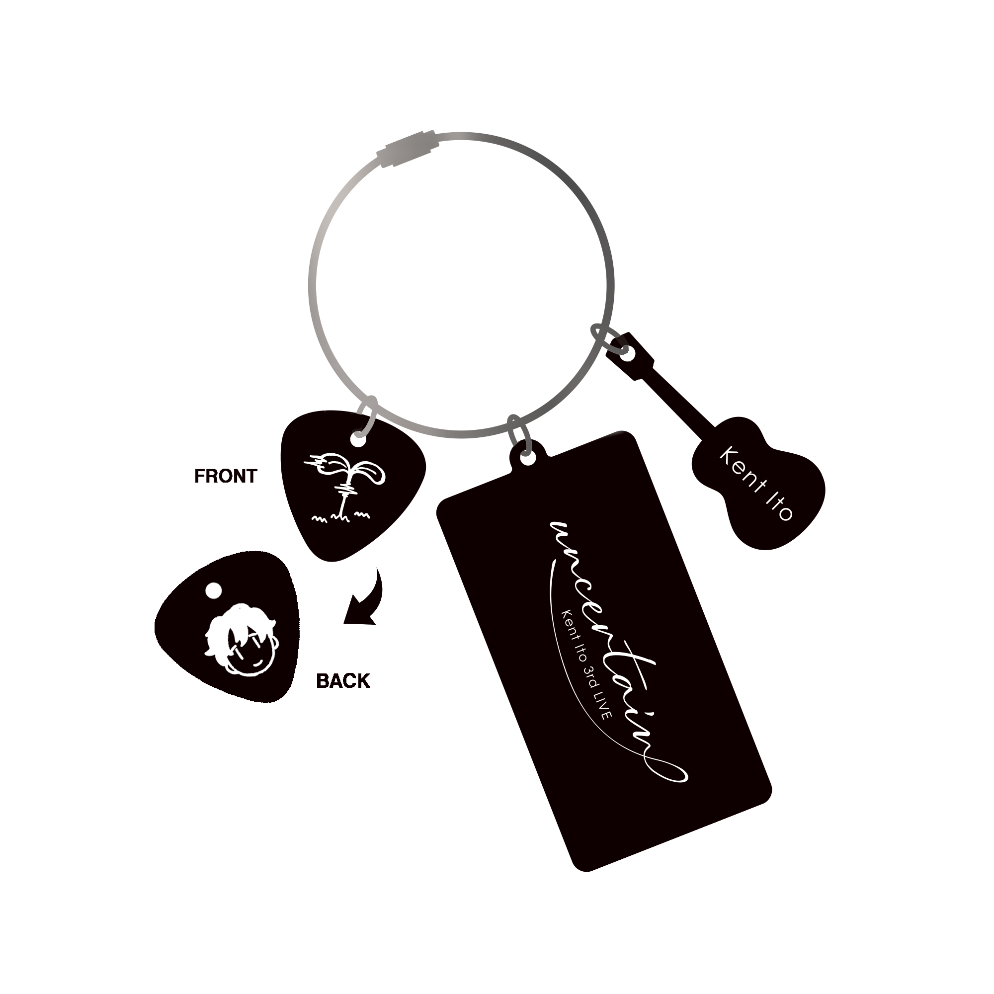 インスタントフォト風カード 8種ランダム（Kent Ito 3rd LIVE