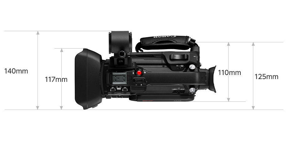 外観 XA75・XA70：業務用デジタルビデオカメラ｜法人｜キヤノンMJグループ