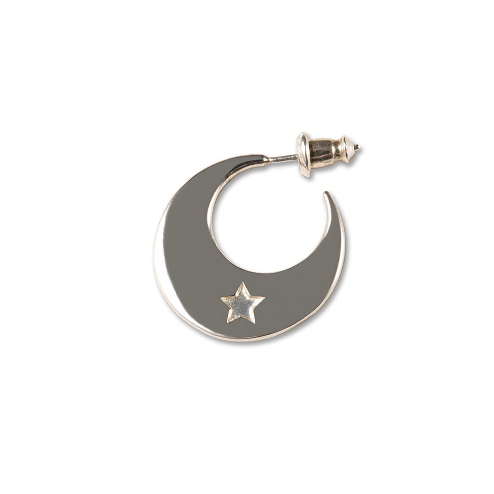 MOON ROLL SILVER PIERCE – CALEE ONLINE STORE