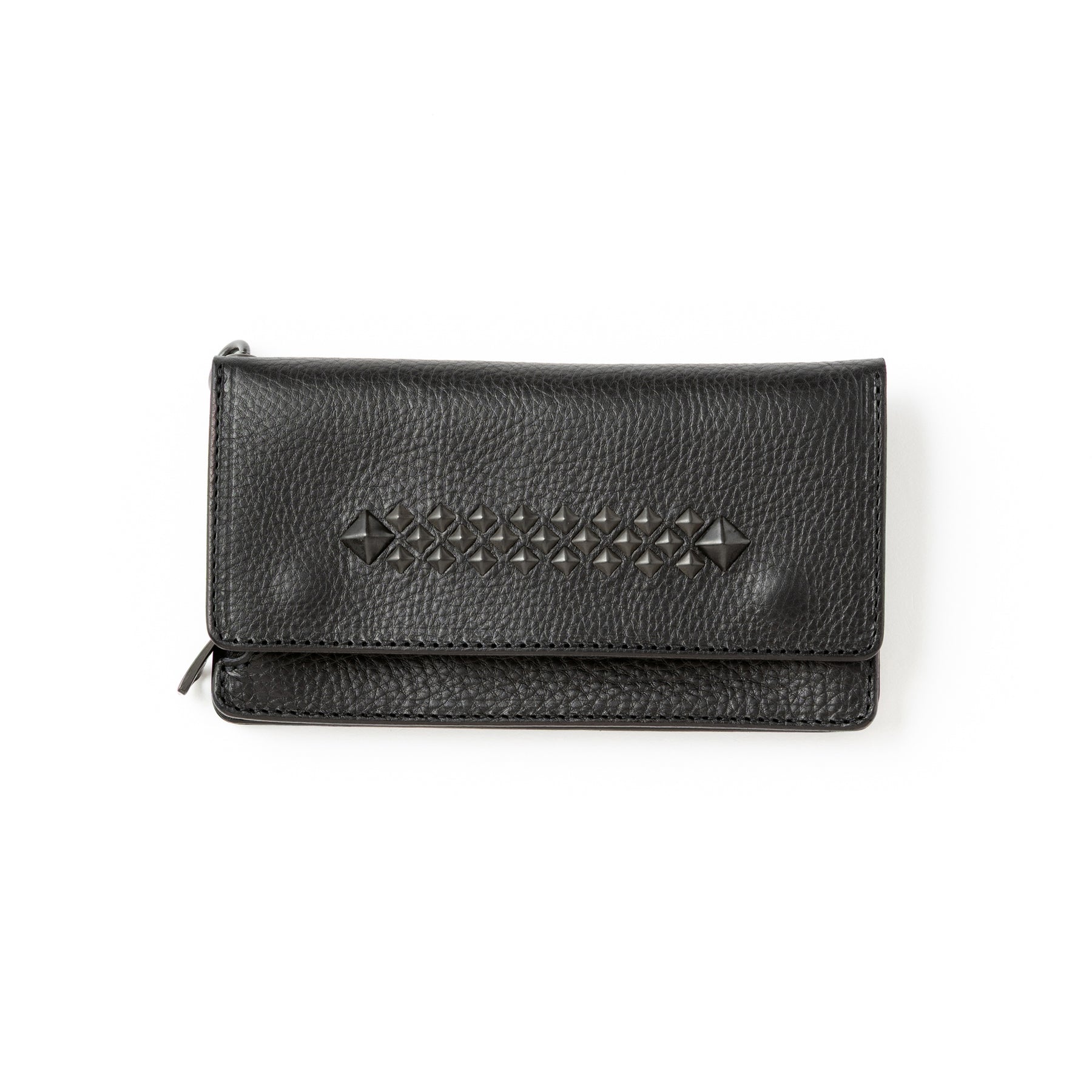 BLACK STUDS LEATHER LONG WALLET＜EXCLUSIVE＞ – CALEE ONLINE STORE