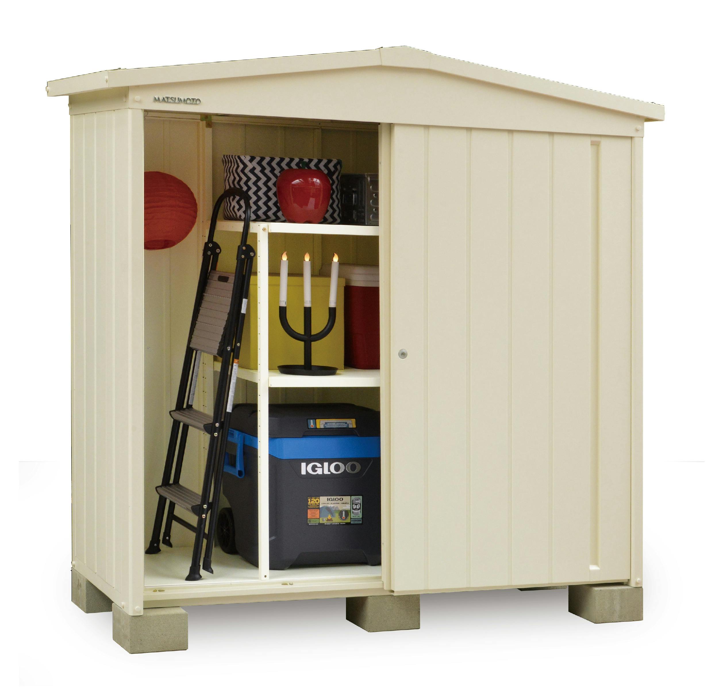 NT NT-187DN 幅194.5cm×奥行78.5cmサイズ|マツモト物置の物置・倉庫