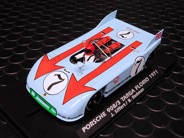 FLY 1/32 ｽﾛｯﾄｶｰ a2065◇PORSCHE 908/3 #7 Targa Florio 1971. FLYから