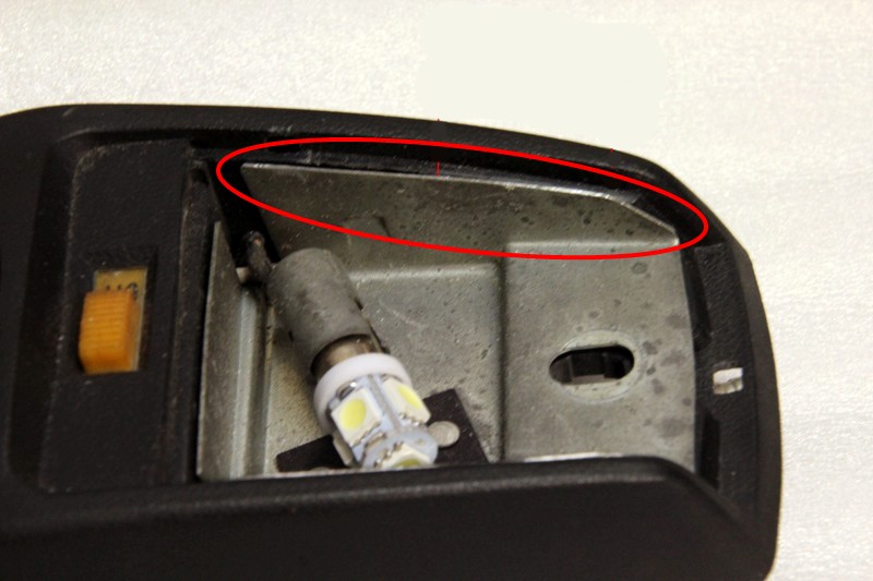 フロンテクーペ用 ルームランプ 温度計付 当時物 中古 美品 室内灯