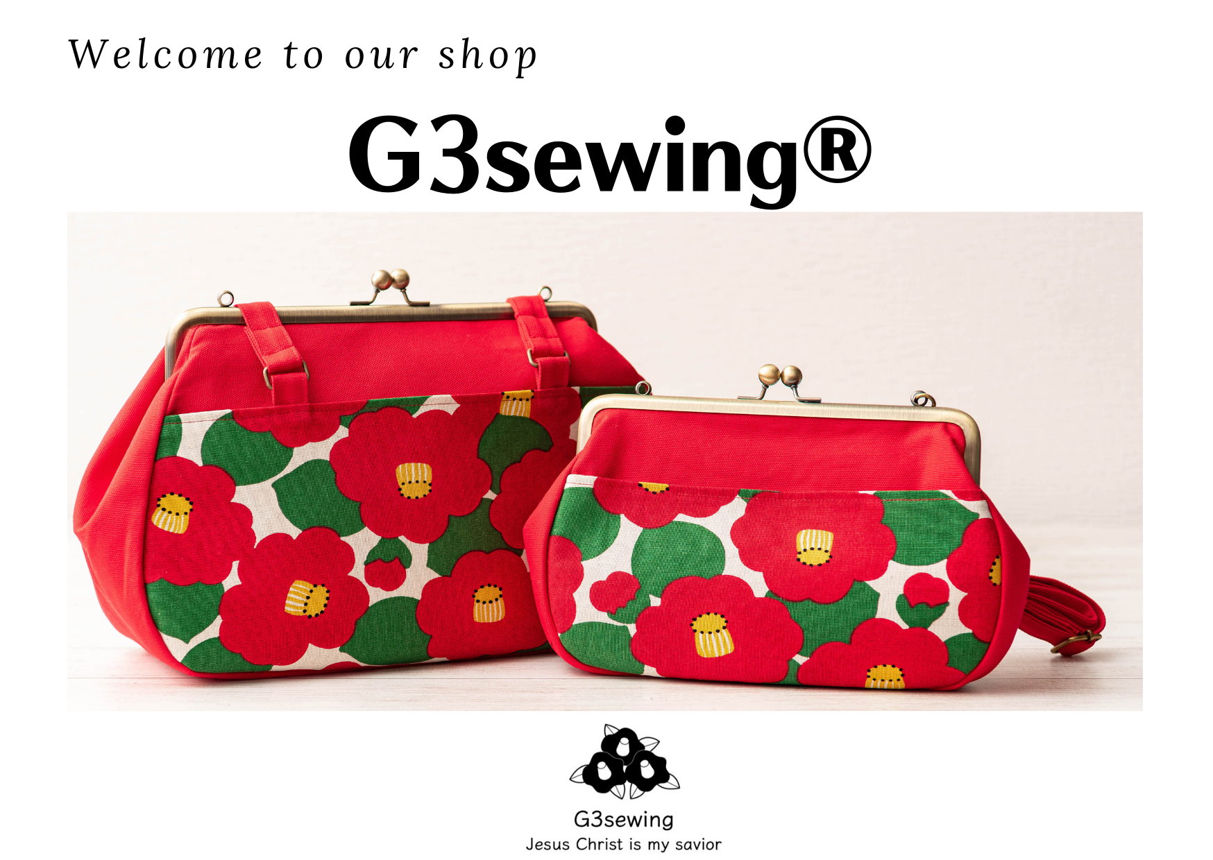 G3sewingの針刺し mini赤椿 | G3sewing