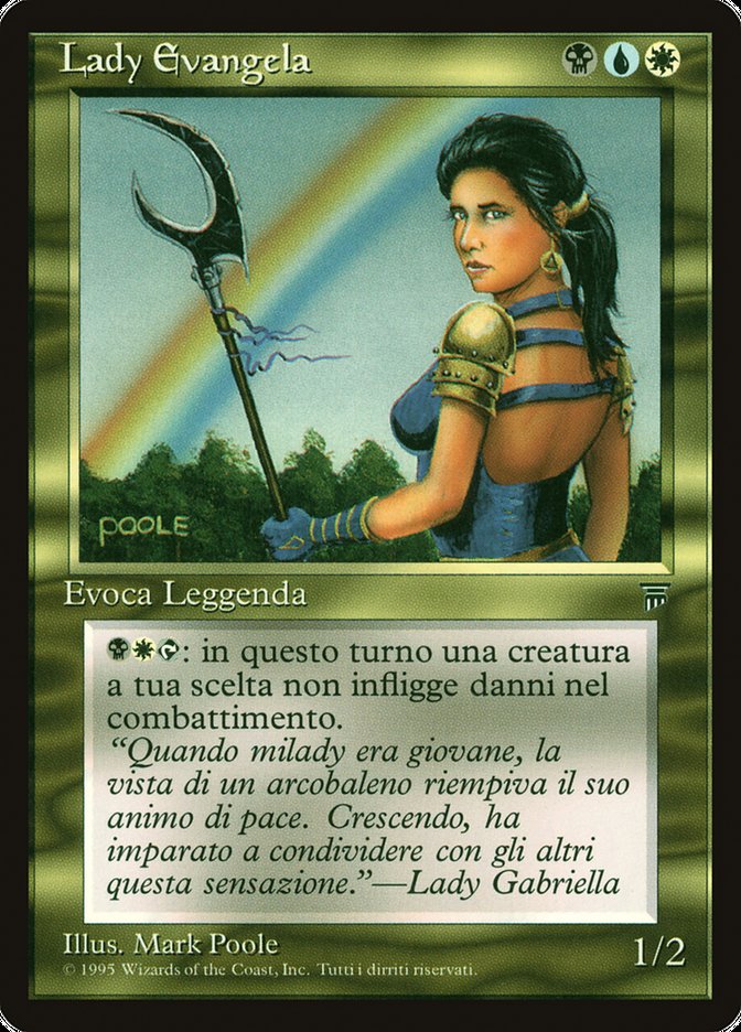 Lady Evangela (Lady Evangela) · Legends (LEG) #240 · Scryfall