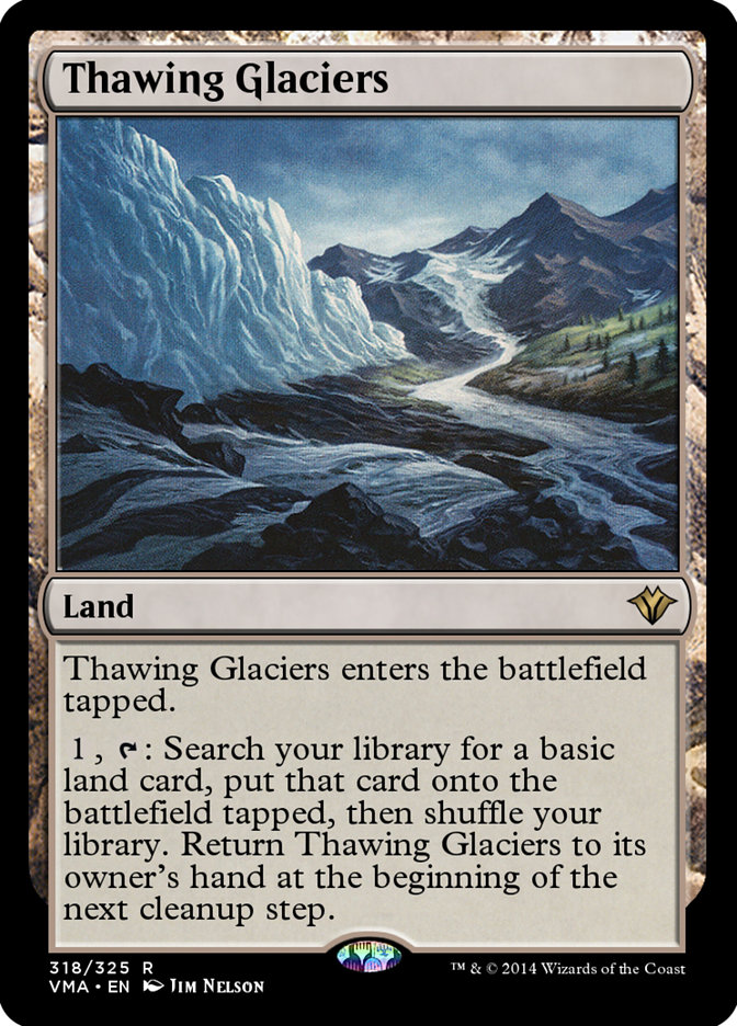 Thawing Glaciers · Vintage Masters (VMA) #318 · Scryfall Magic