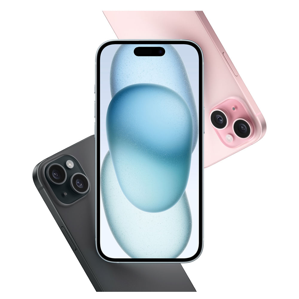 Apple iPhone 15 128GB e-Sim 5G Tela 6.1 Preto A2846 - Carrefour
