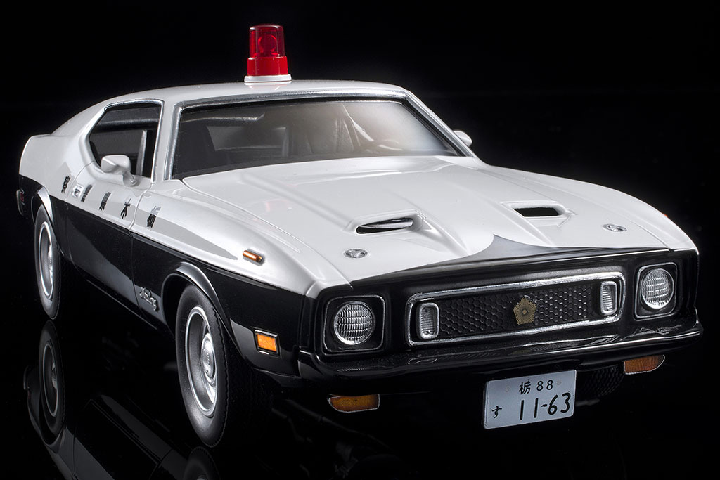 日本の警察車両史に残る1台！MPC製プラモ「1973年型マスタング」を栃木