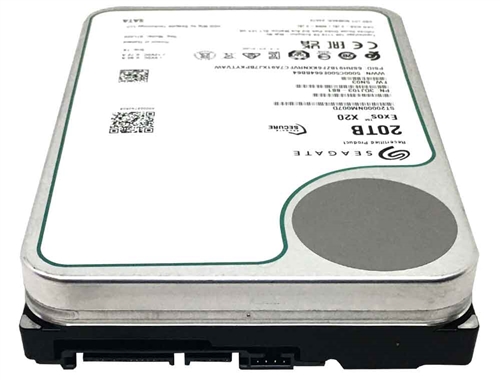 Seagate Exos X20 ST20000NM007D 20TB 7200RPM SATA 6Gb/s 256MB Cache