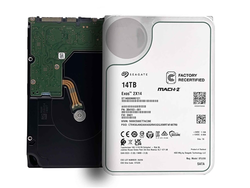 Seagate Exos 2x14 Mach 2 ST14000NM0121 14TB 7200RPM SATA 6Gb/s