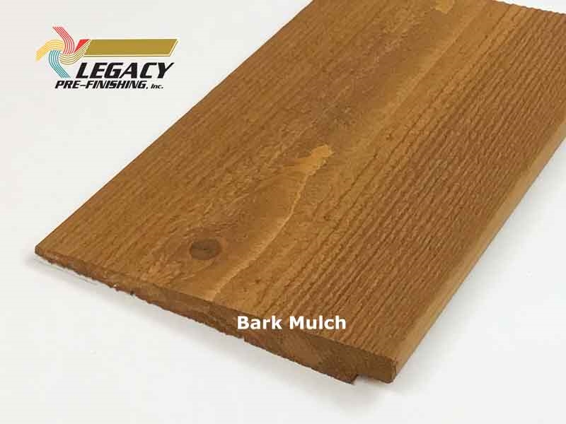 Prefinished Cedar Rabbeted Bevel Siding | Bark Mulch Stain
