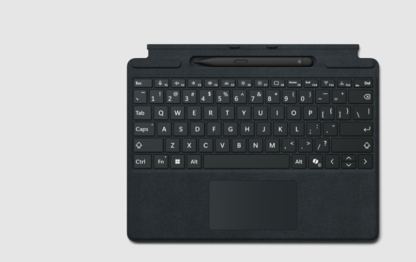 Surface Pro 13-inch Keyboard with Pen Storage - Cover with Backlit