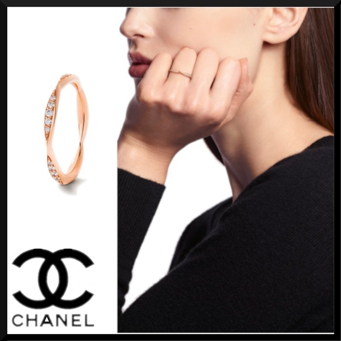 CHANEL カメリアコレクション エタニティリング ピンクゴールド