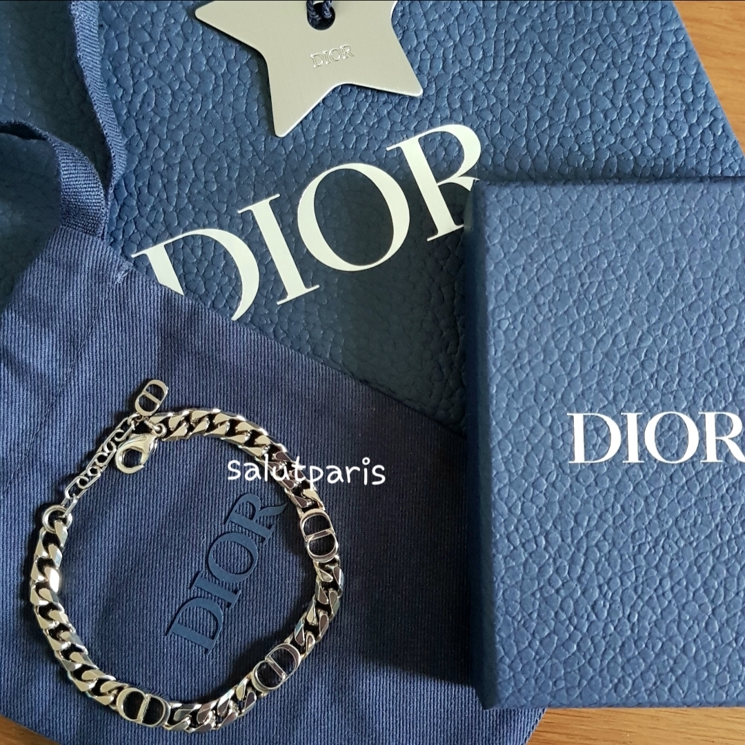 ギフトにも*送込*ディオール*CD ICONチェーンリンクブレスレット (Dior